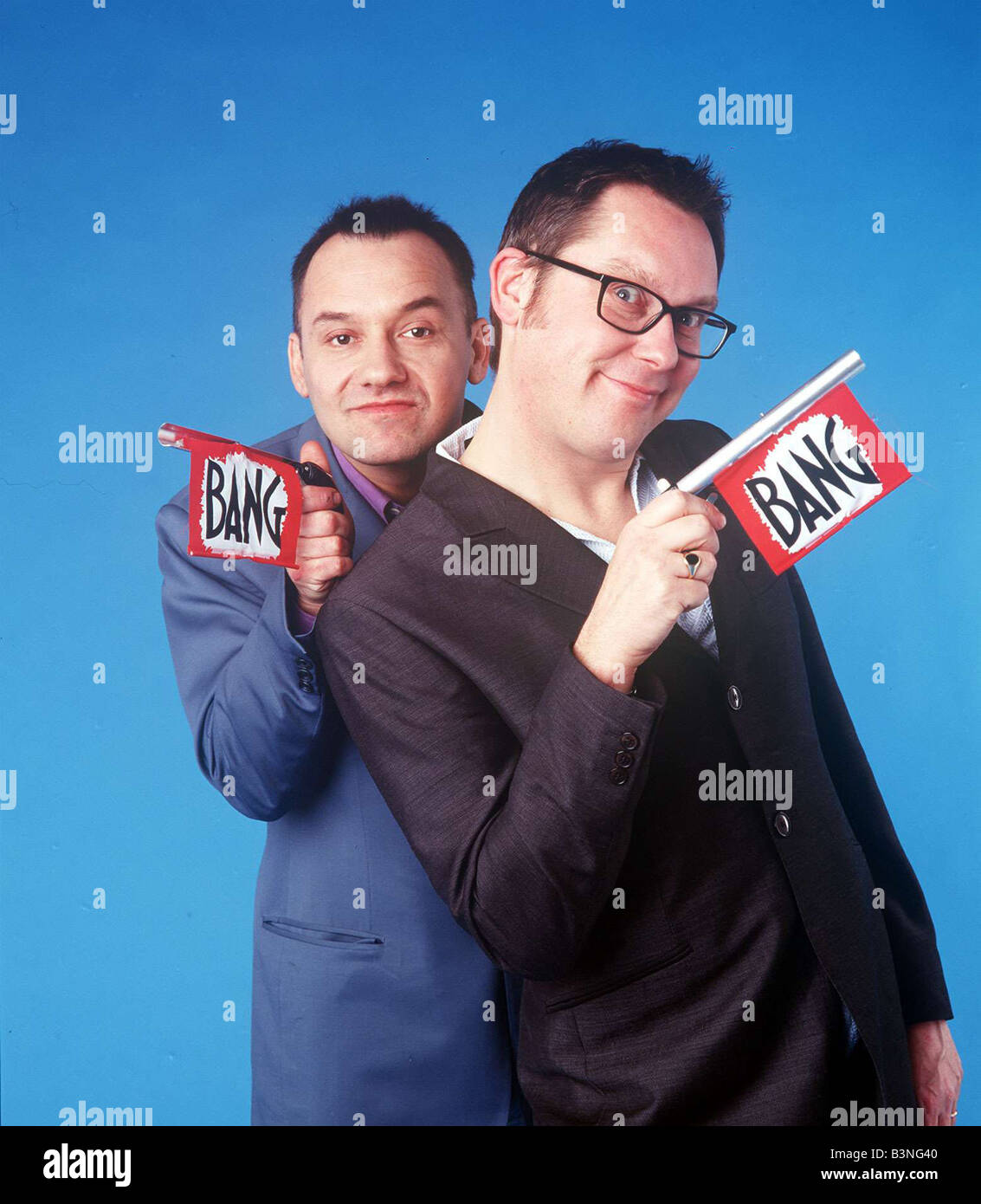 Vic Reeves and Bob Mortimer who form the comedy duo of Reeves and Mortimer mirrorpix weby Stock Photo