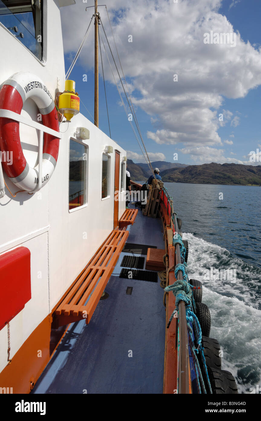 Ferry to Knoydart, Highlands, Scotland Stock Photo