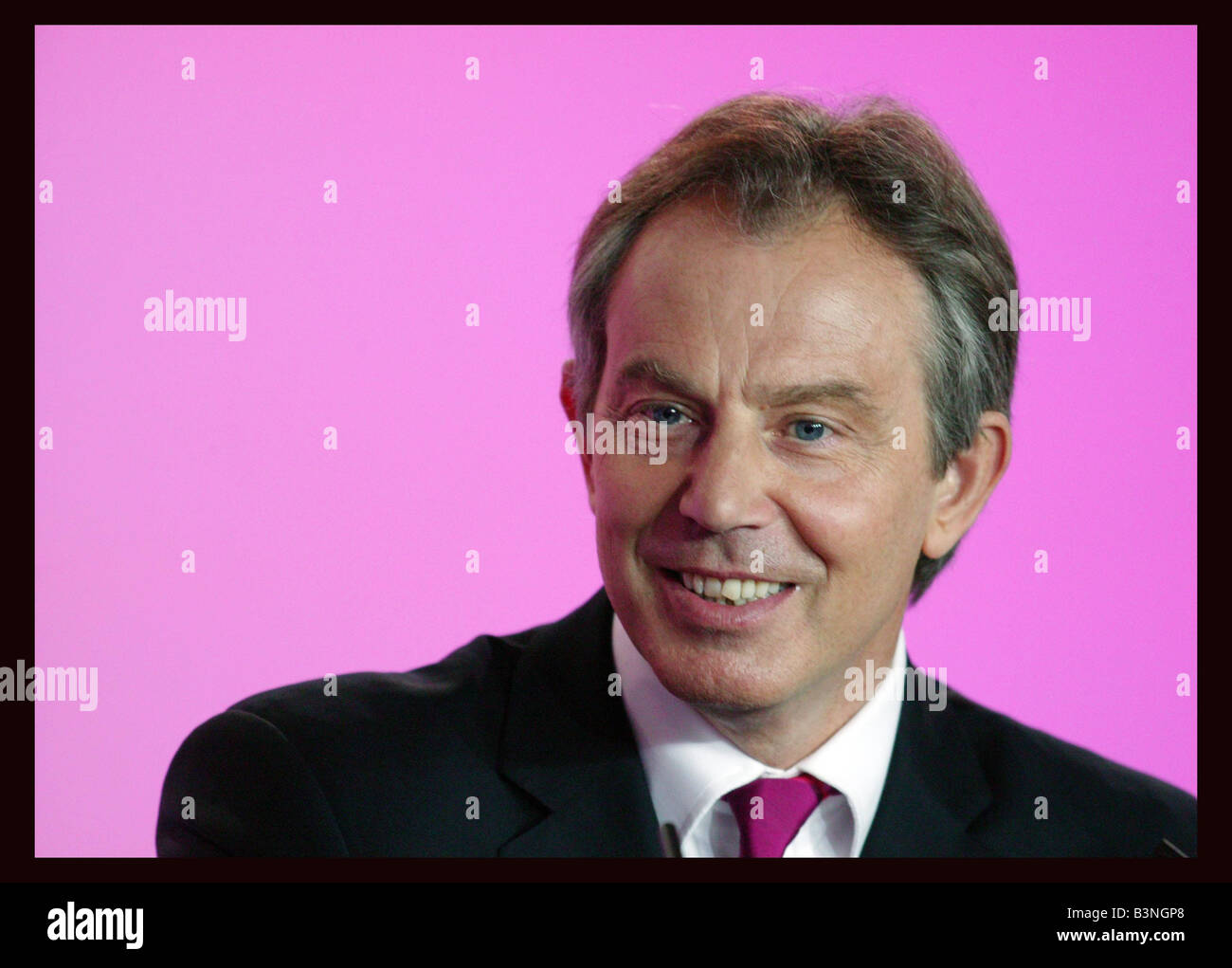UK Prime Minister Tony Blair started campaigning for a third term today