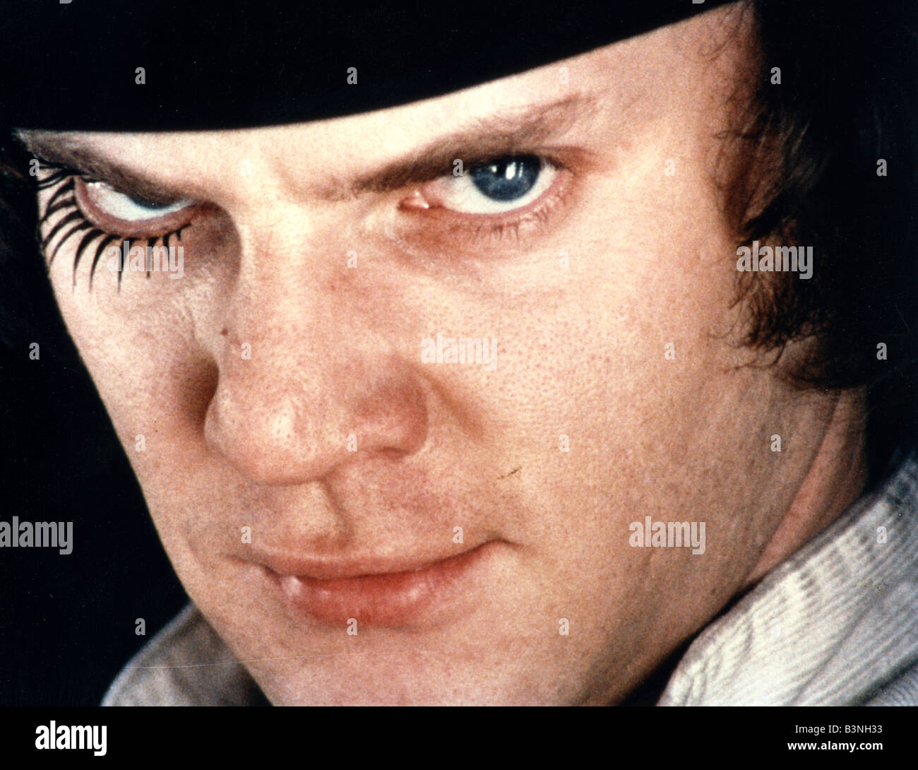 A CLOCKWORK ORANGE 1971 Warner/Polaris film with Malcolm McDowell Stock Photo