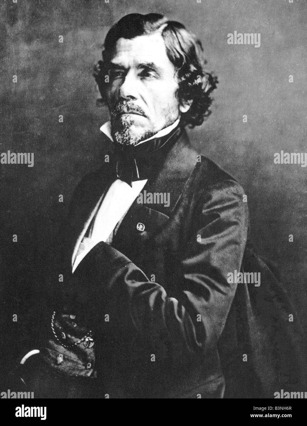 EUGENE DELACROIX French painter 1798 to 1863 seen here in 1858 Stock