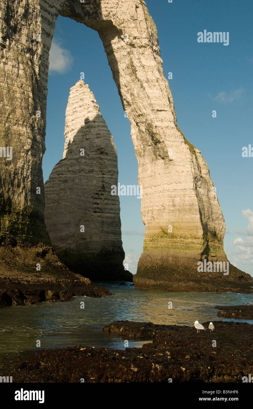 Etretat france porte d’aval arch hi-res stock photography and images ...