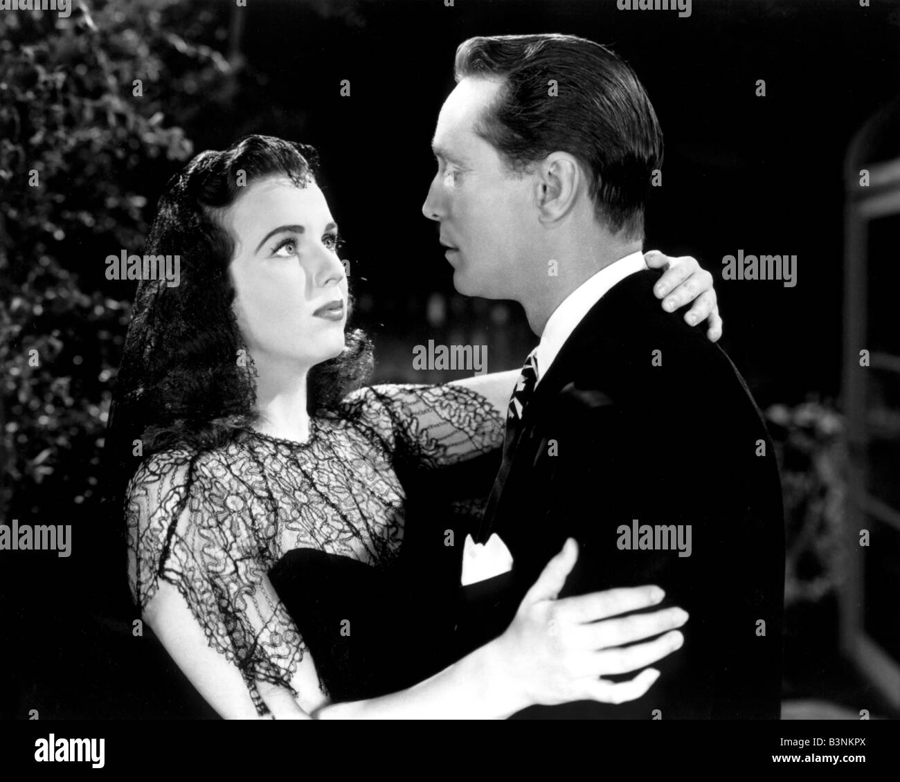 BECAUSE OF HIM  1945 Universal film with Deanna Durbin and Franchot Tone Stock Photo