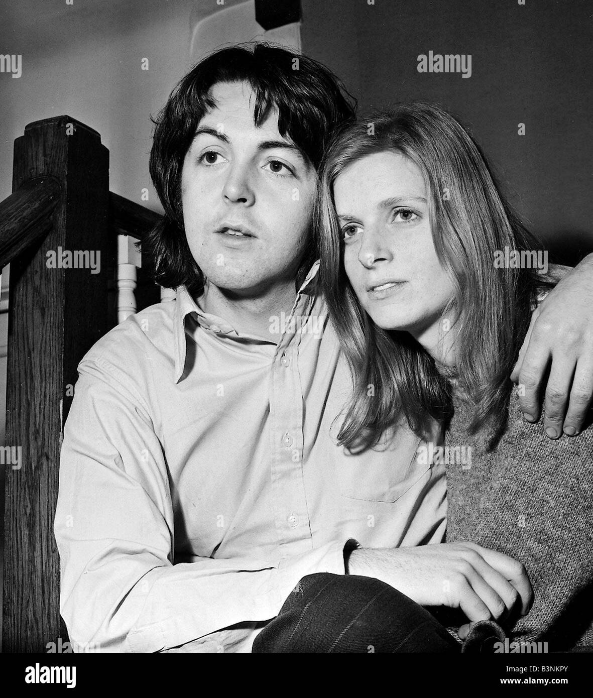 Paul Mccartney His Wife Linda Mccartney: редакционная стоковая фотография —  стоковое изображение