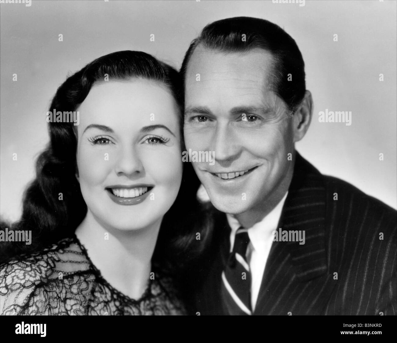 BECAUSE OF HIM  1945 Universal film with Deanna Durbin and Franchot Tone Stock Photo