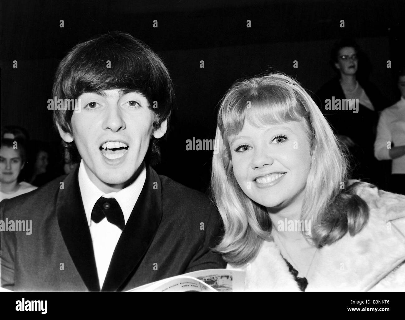 Beatles files 1964 George Harrison with actress Hayley Mills at the ...