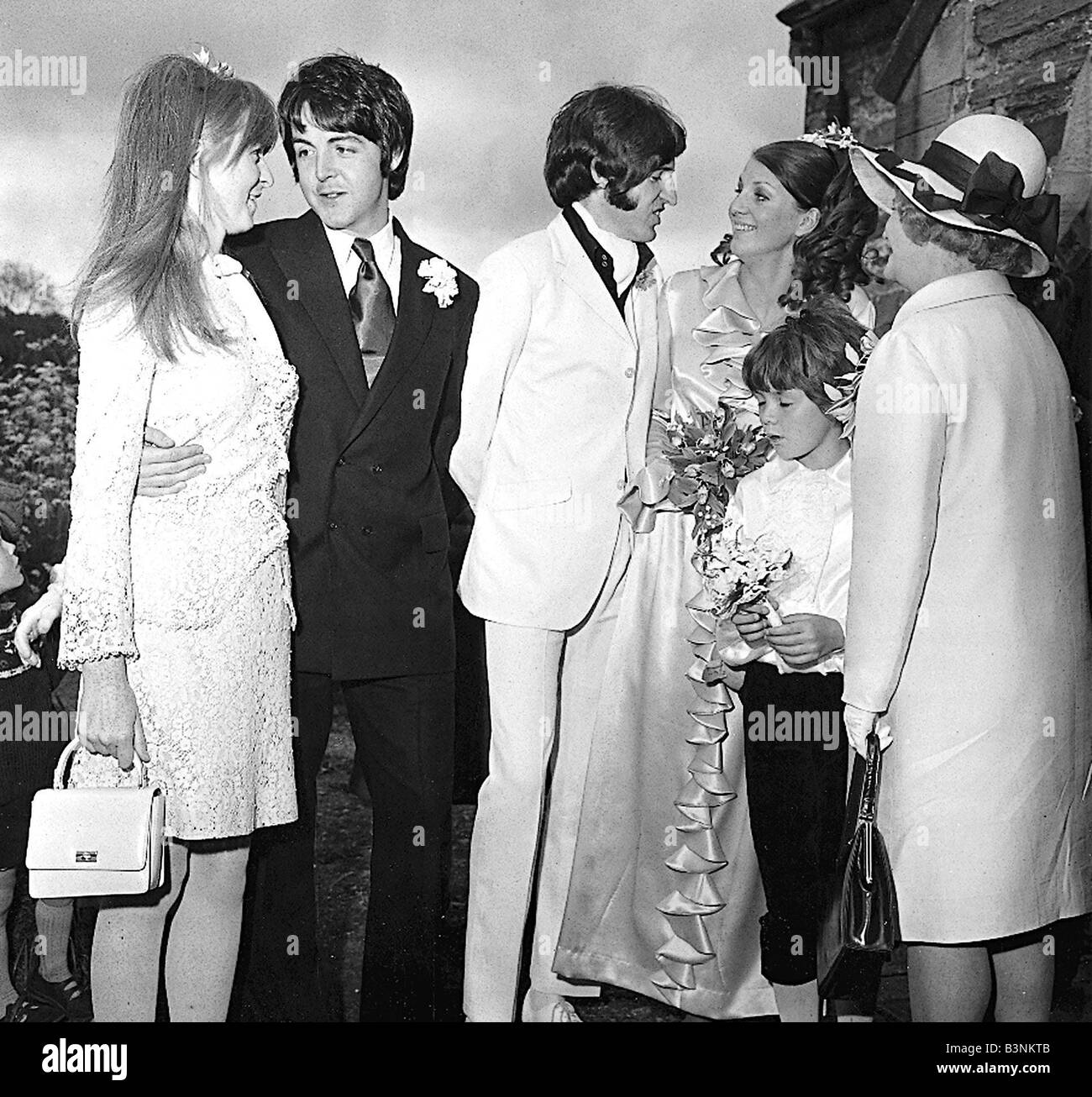 Beatles files 1968 Paul McCartney with girlfriend Jane Asher at his ...