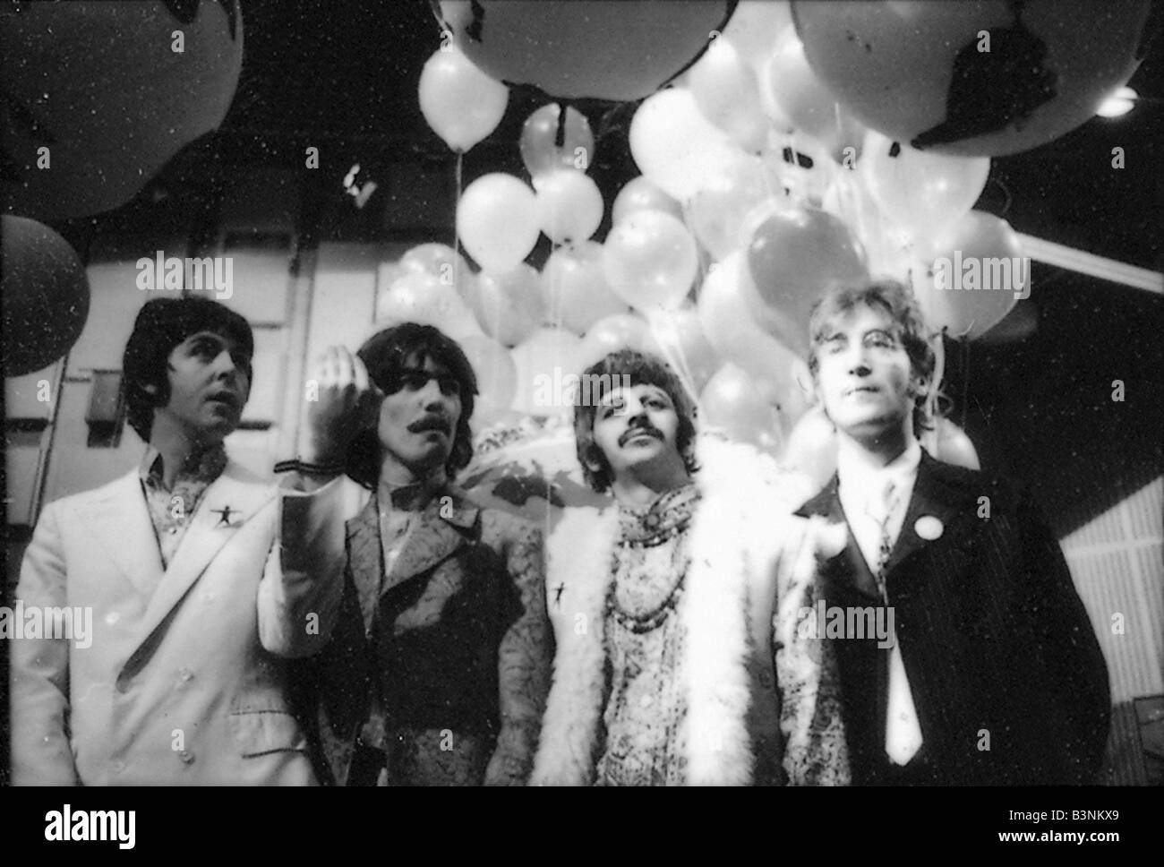 Beatles files 1967 The Beatles during Our World broadcast June 1967 Stock Photo Alamy