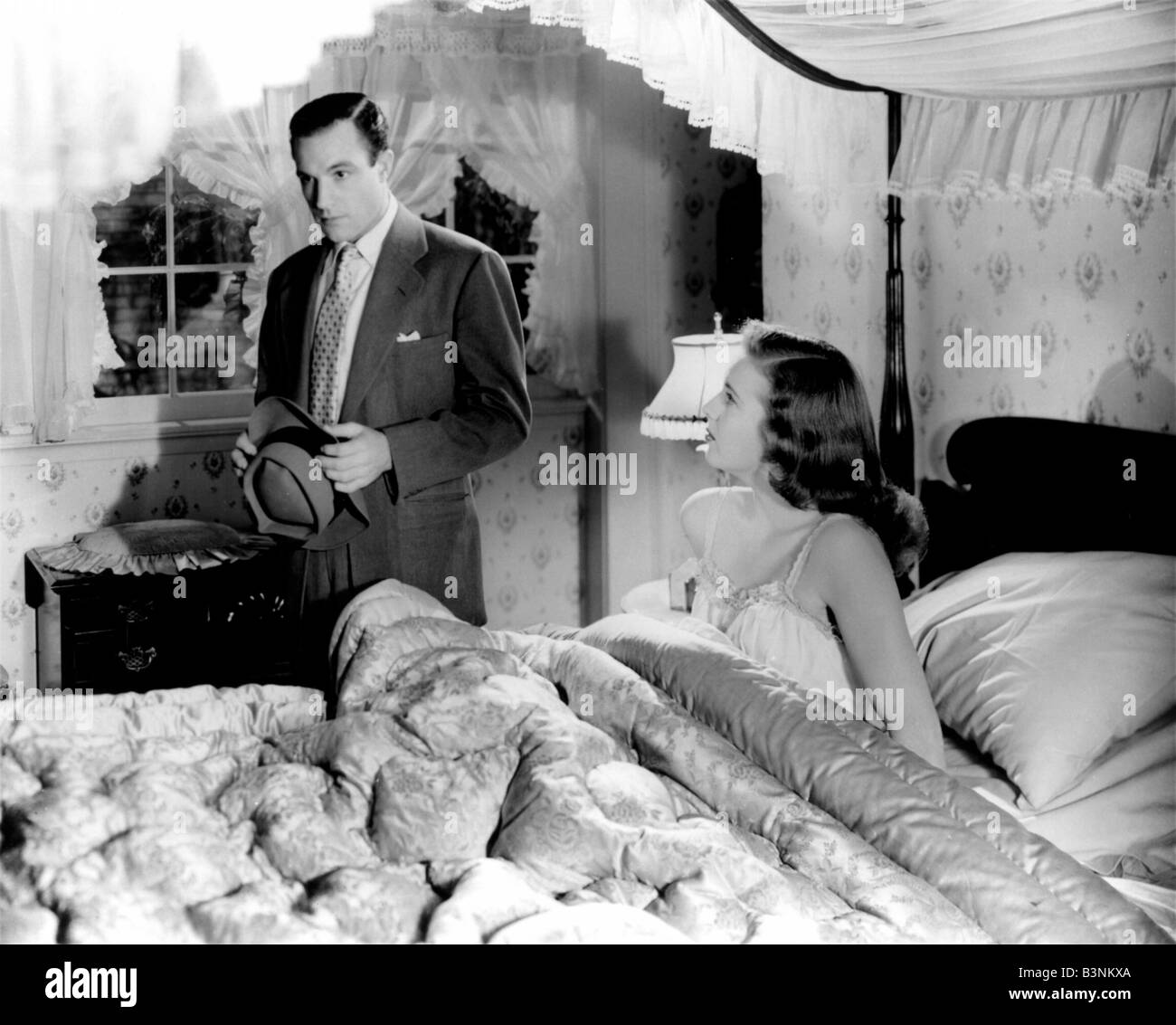 CHRISTMAS HOLIDAY 1944 Universal film with Deanna Durbin and Gene Kelly Stock Photo