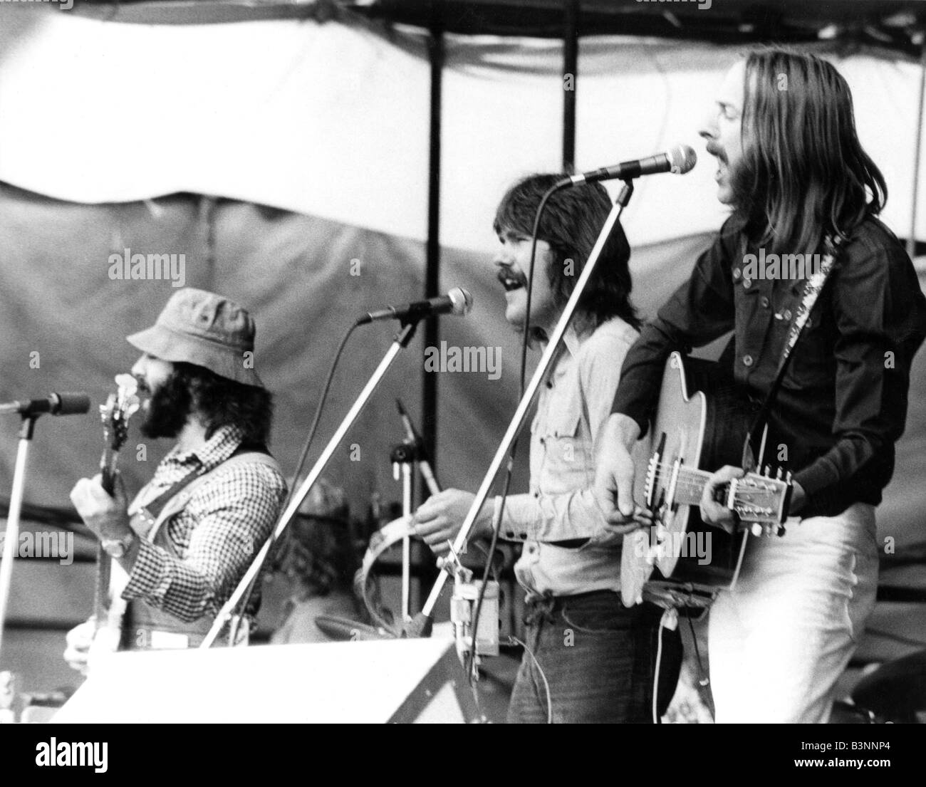LINDISFARNE UK folk rock group in 1972 Stock Photo Alamy