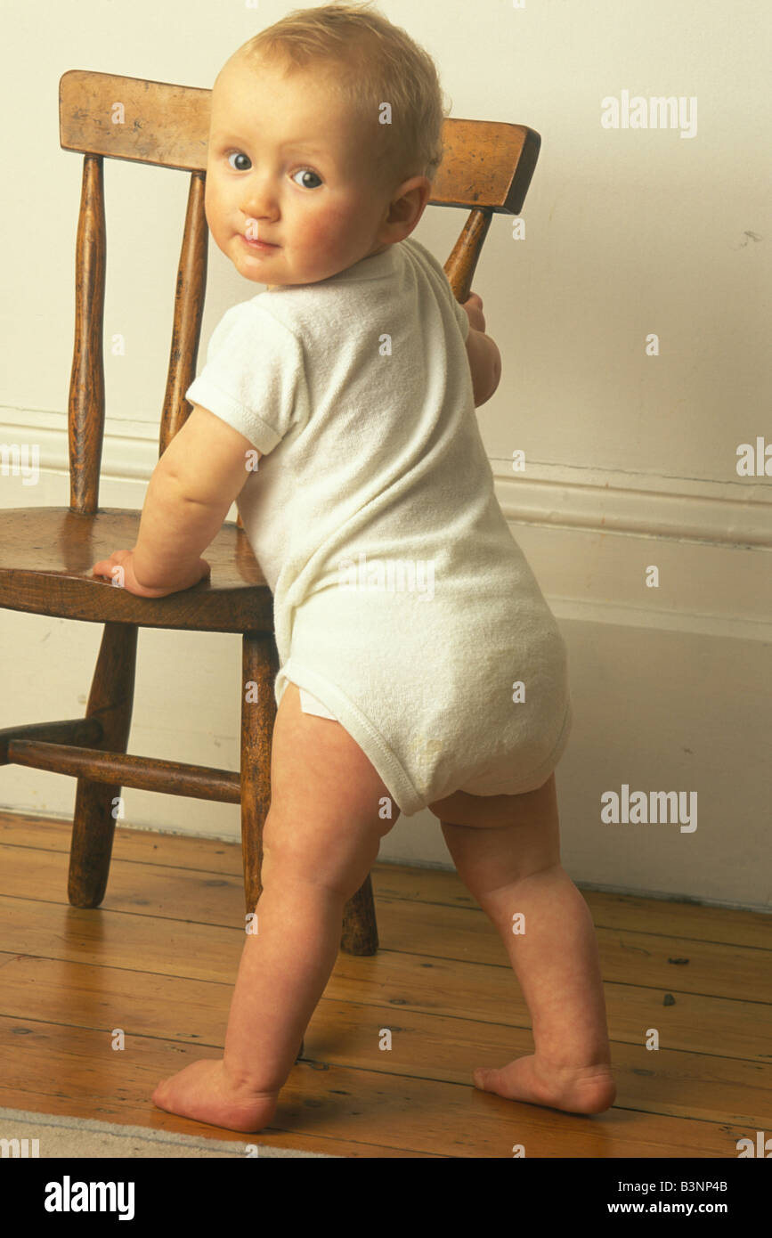 baby learning to stand