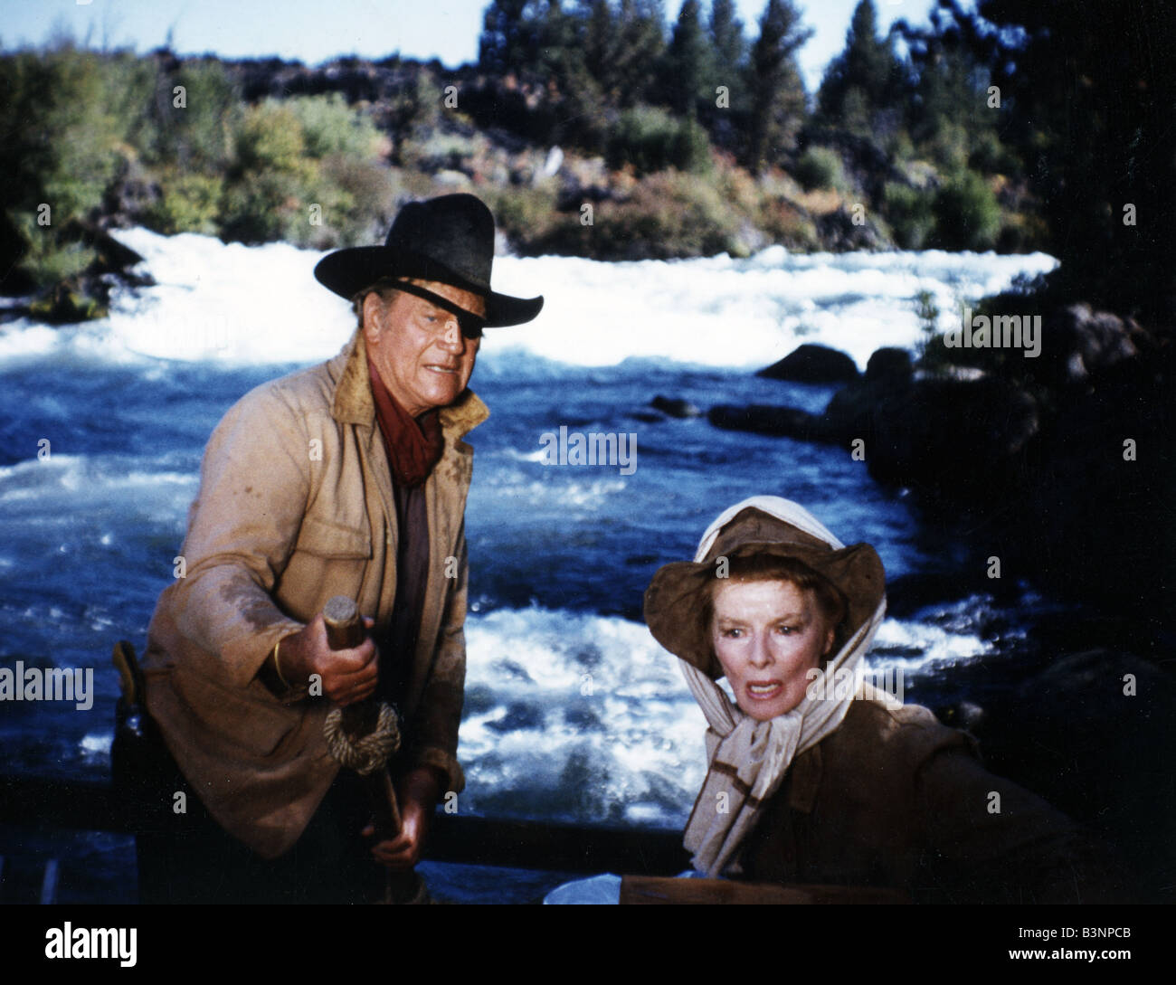 ROOSTER COGBURN 1975 Universal film with John Wayne and Katherine ...