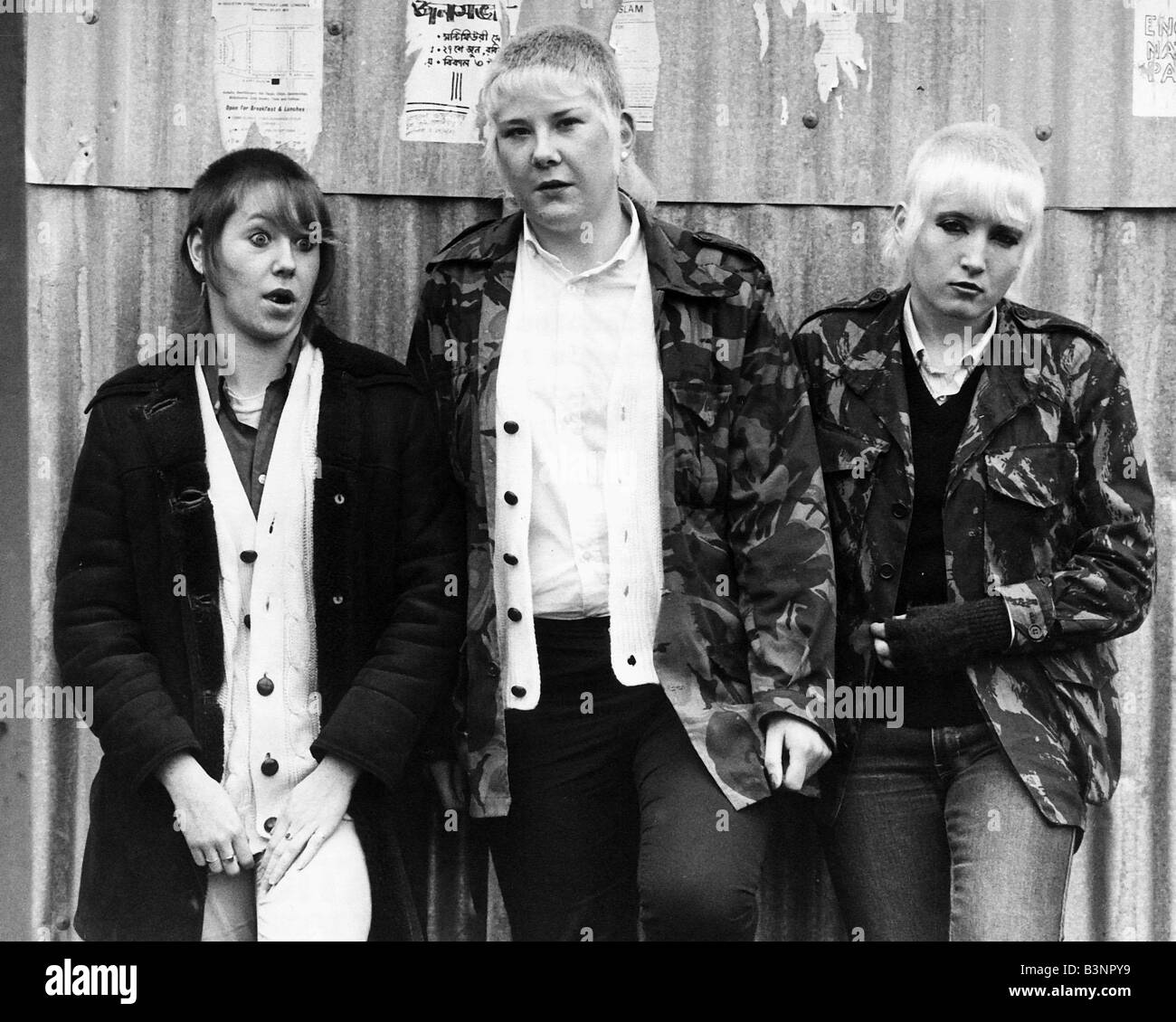 Skinhead girls 1983 Stock Photo - Alamy Skinhead girls 1983 Stock Photo - Alamy