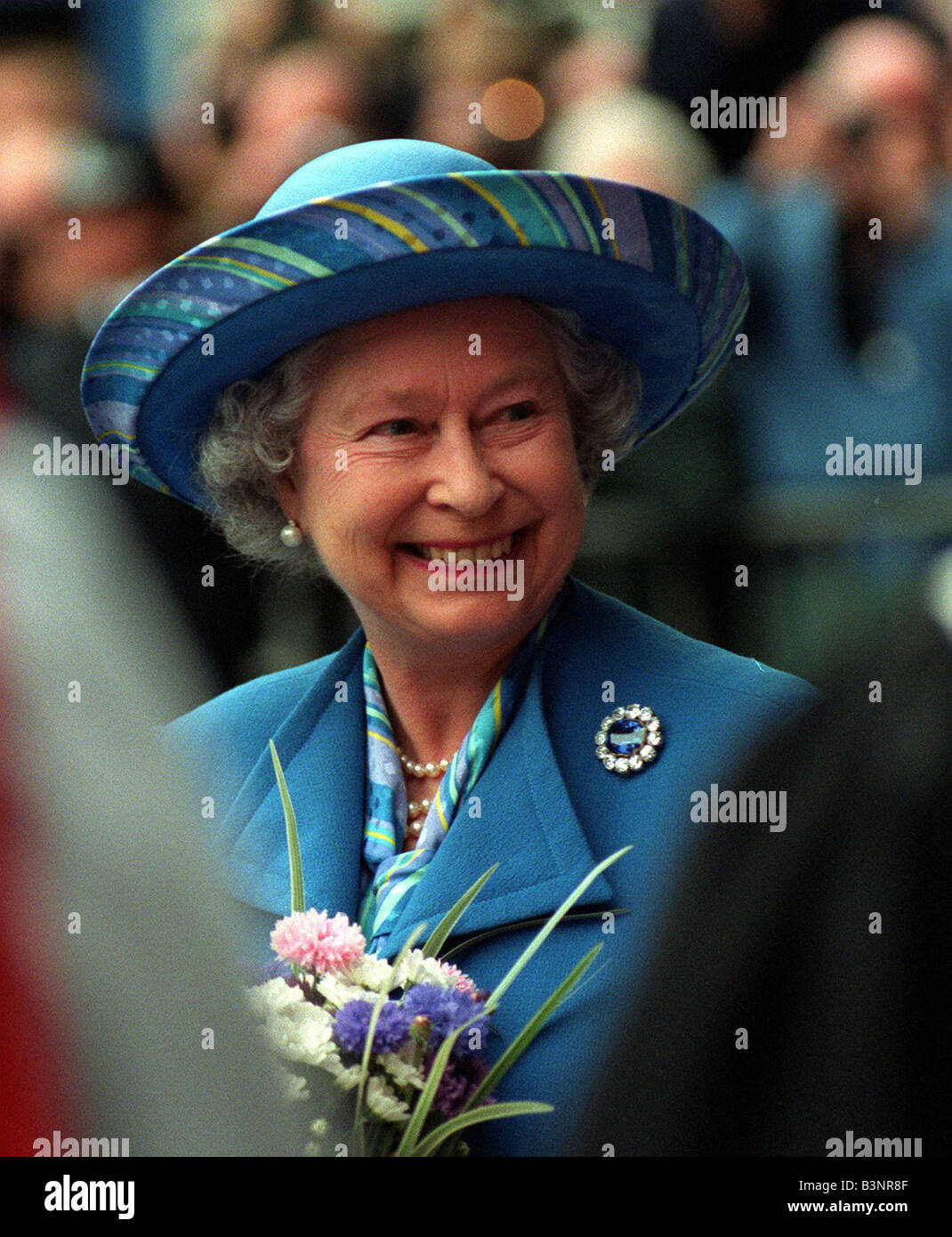 Queen Elizabeth II Scotland 30th June 1999 arrives at St Giles
