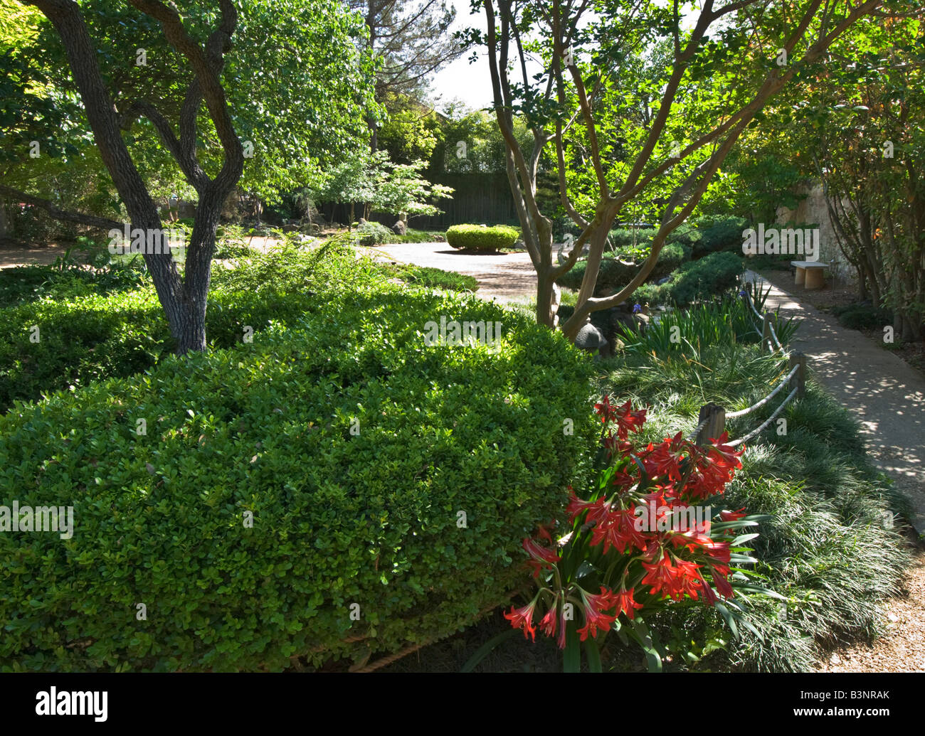 Texas Hill Country Fredericksburg National Museum of the Pacific War Japanese Garden of Peace Stock Photo