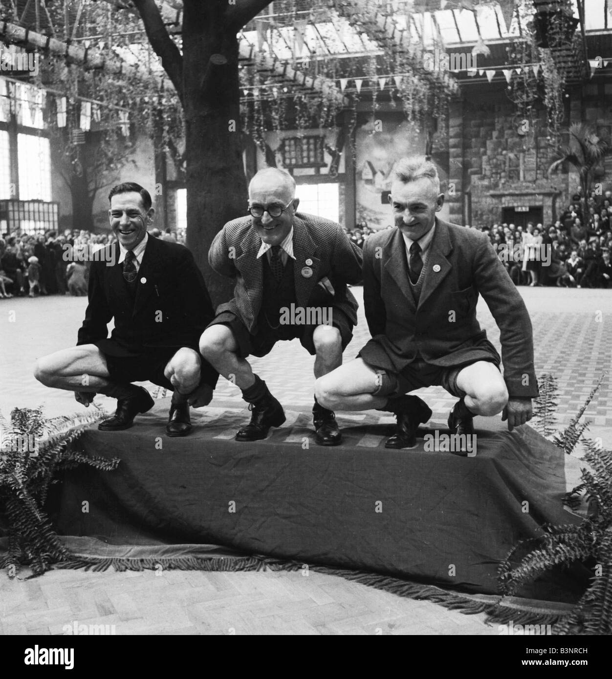 A Knobbly Knees Competition At A Butlins Holiday Camp 1947 Stock Photo Alamy