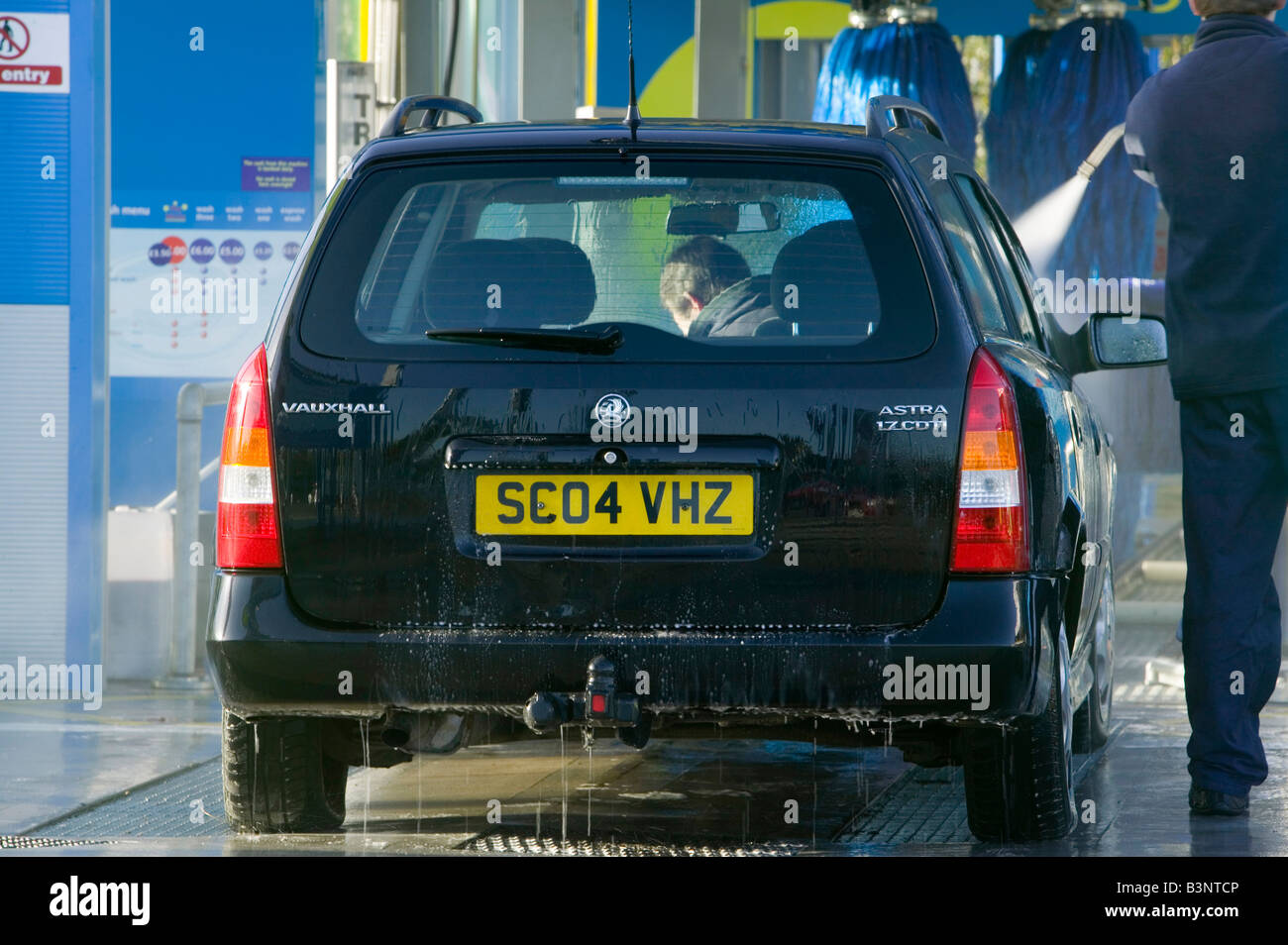 A car wash in Carlisle Cumbria UK Stock Photo Alamy
