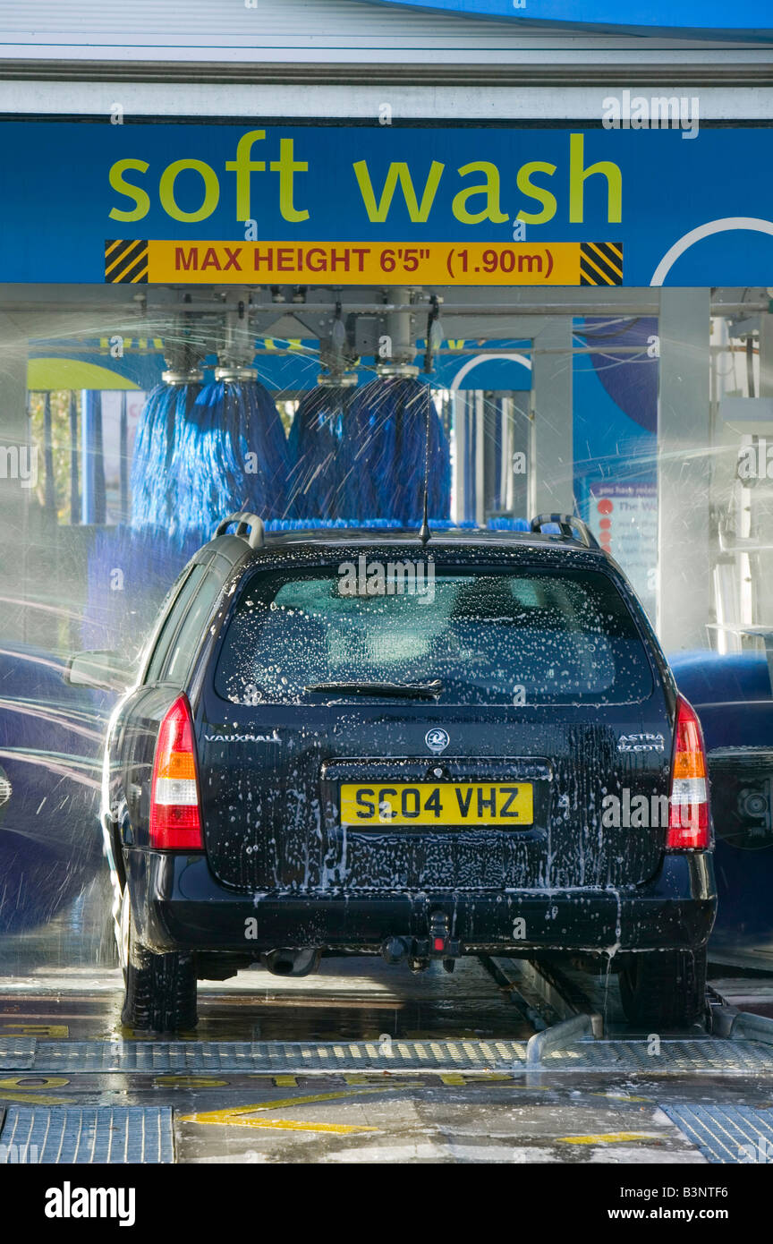 A car wash in Carlisle Cumbria UK Stock Photo Alamy
