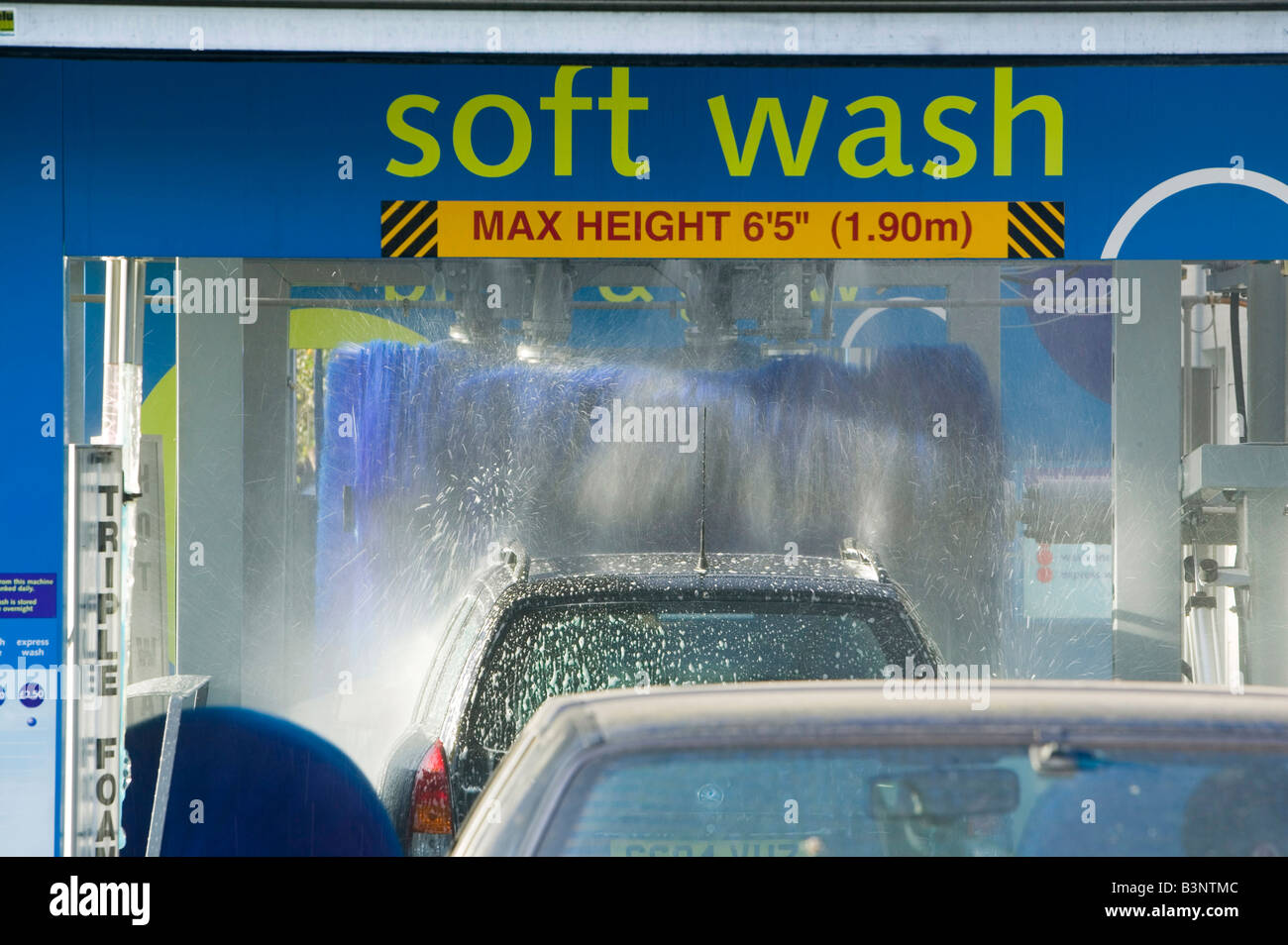 A car wash in Carlisle Cumbria UK Stock Photo Alamy
