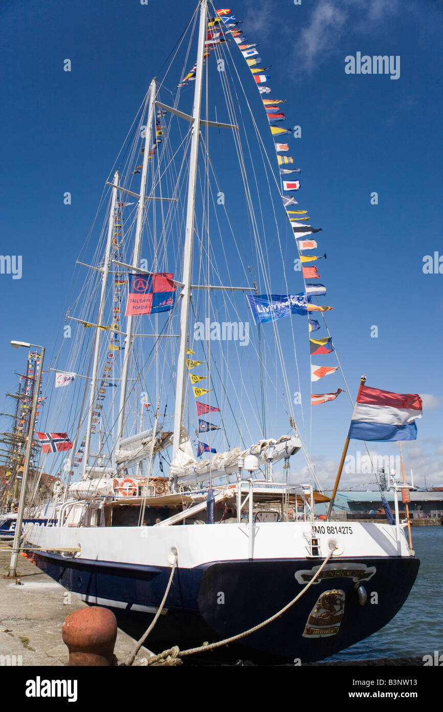 The Dutch sailing ship the Eendracht at the Tall Ships race in