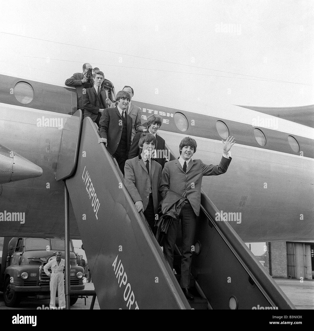 The Beatles July 1964 John Lennon Paul McCartney George Harrison Ringo ...