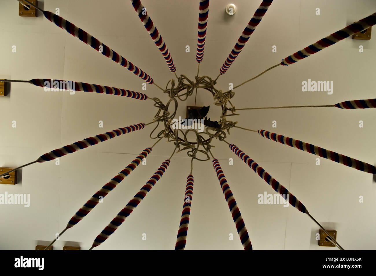 Bell Rope Hall Bell ropes at the Wellington Cathedral of St Paul Wellington New ...