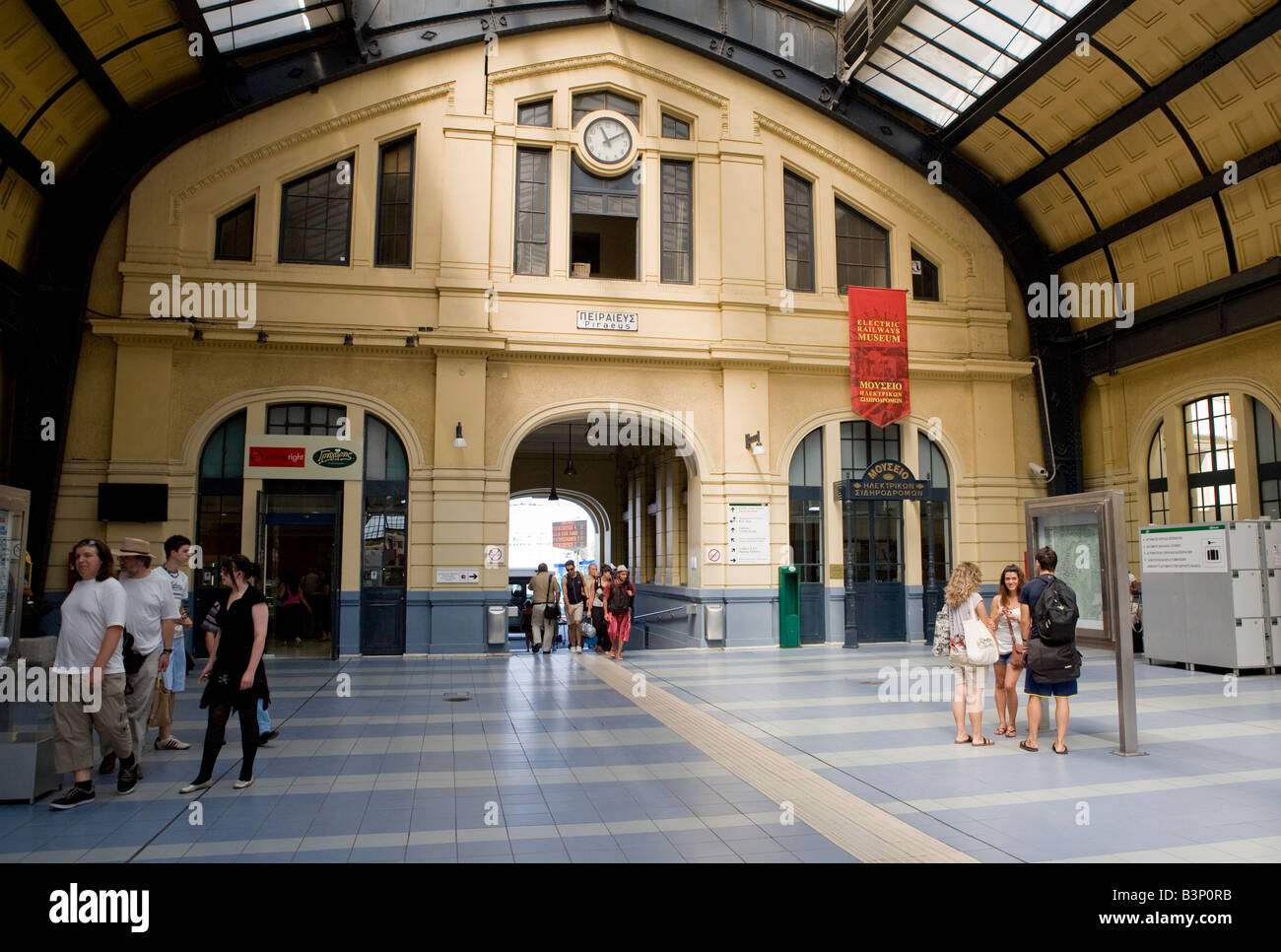 Piraeus Metro Station, Athens, Greece Stock Photo - Alamy