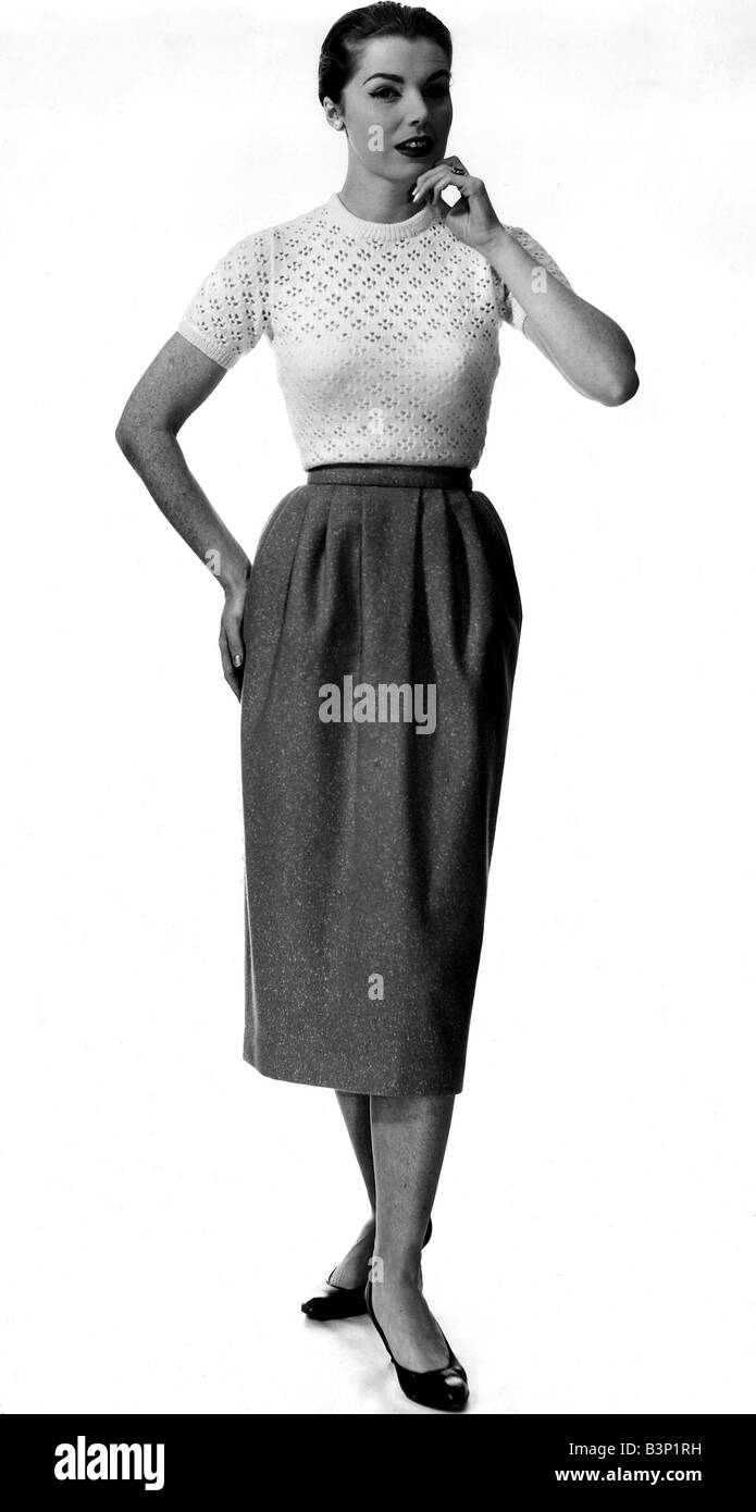 long 1950s skirt