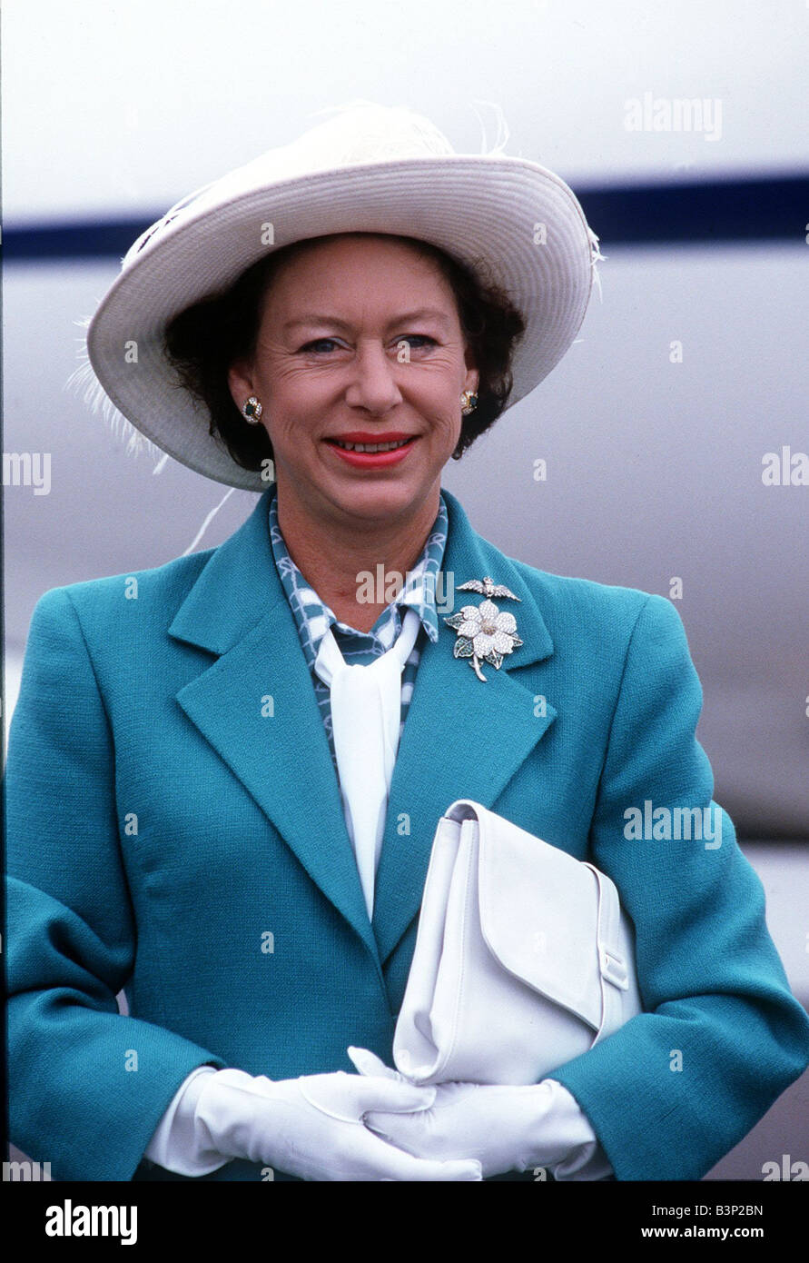 Princess Margaret at RAF Coningsby Stock Photo