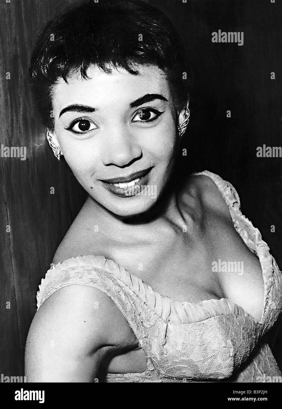 Singer Shirley Bassey 1956 Stock Photo
