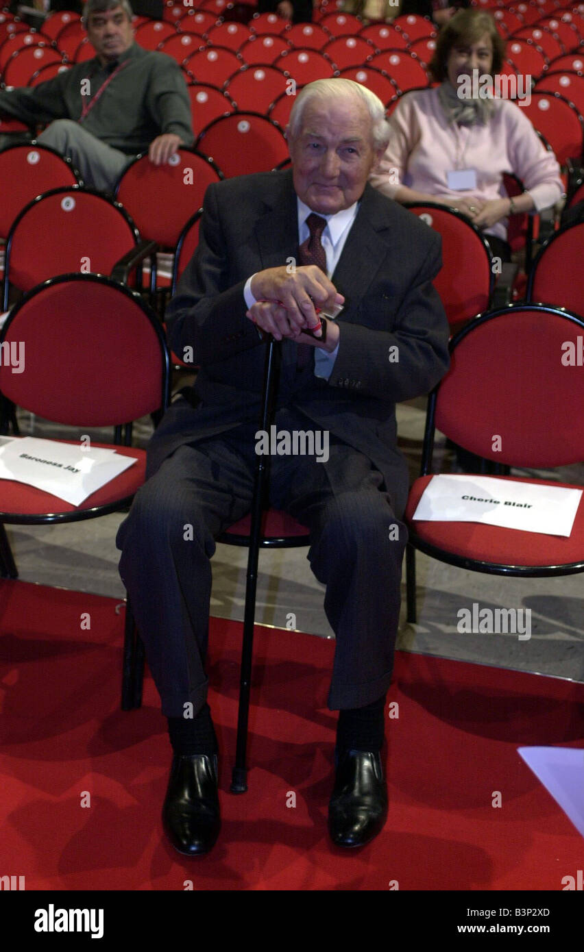 James Callaghan waits for Tony Blair speech at the 2000 conference Stock Photo