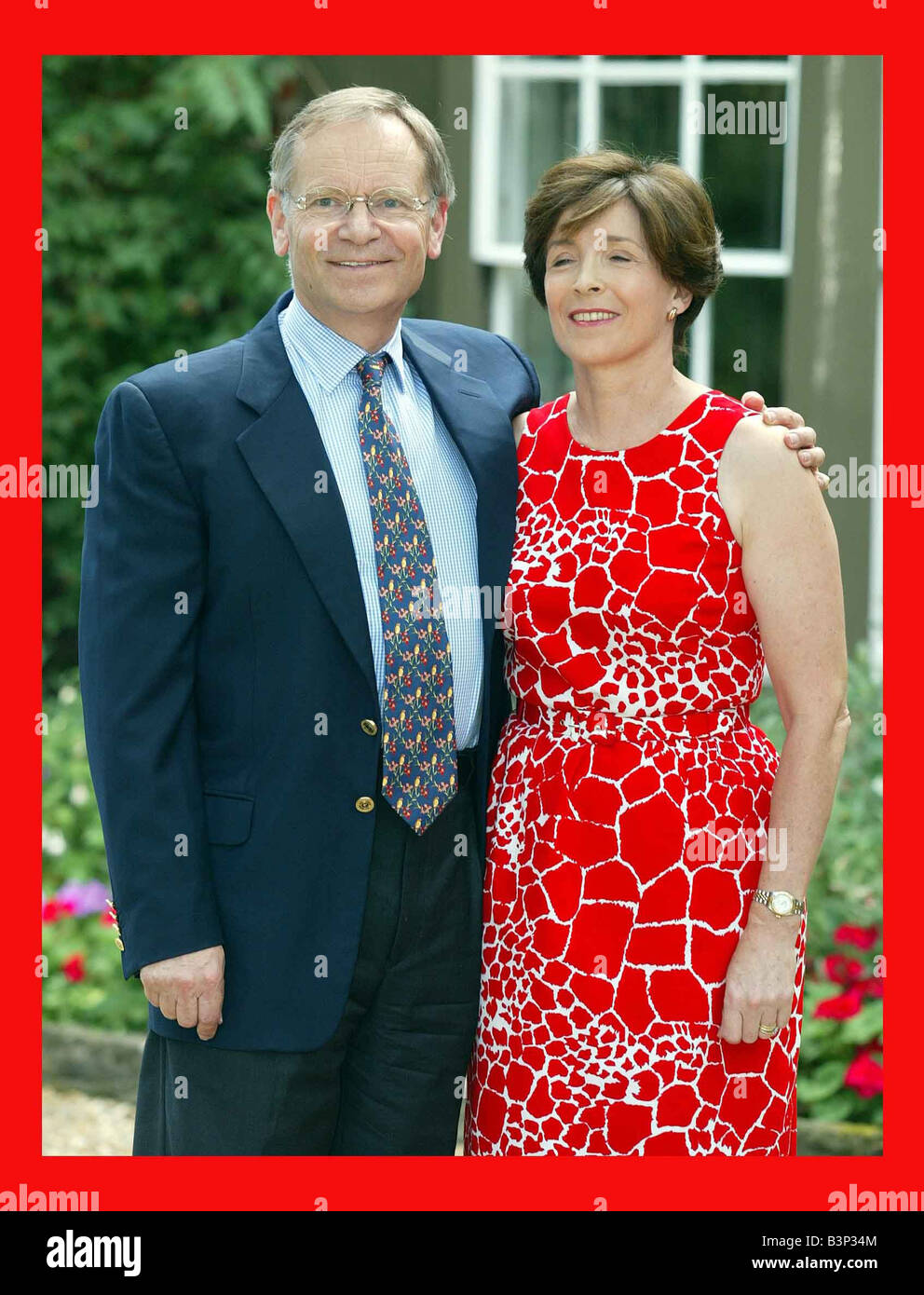 Author Jeffrey Archer released from prison today is greeted by his wife