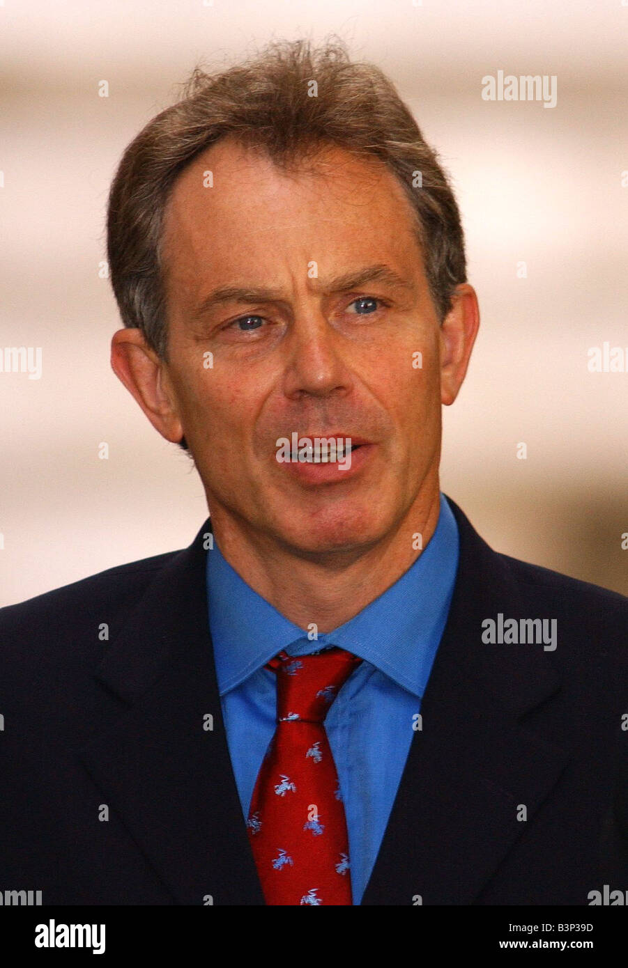 British Prime Minister Tony Blair July 2003 Stock Photo