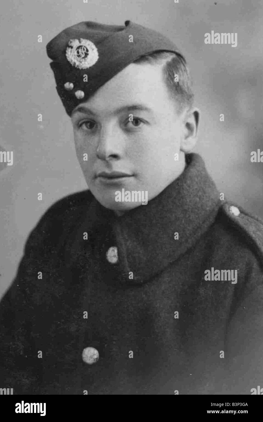 Eric Myers father of Hollywood actor Mike Myers as a Sapper before WW2 Stock Photo