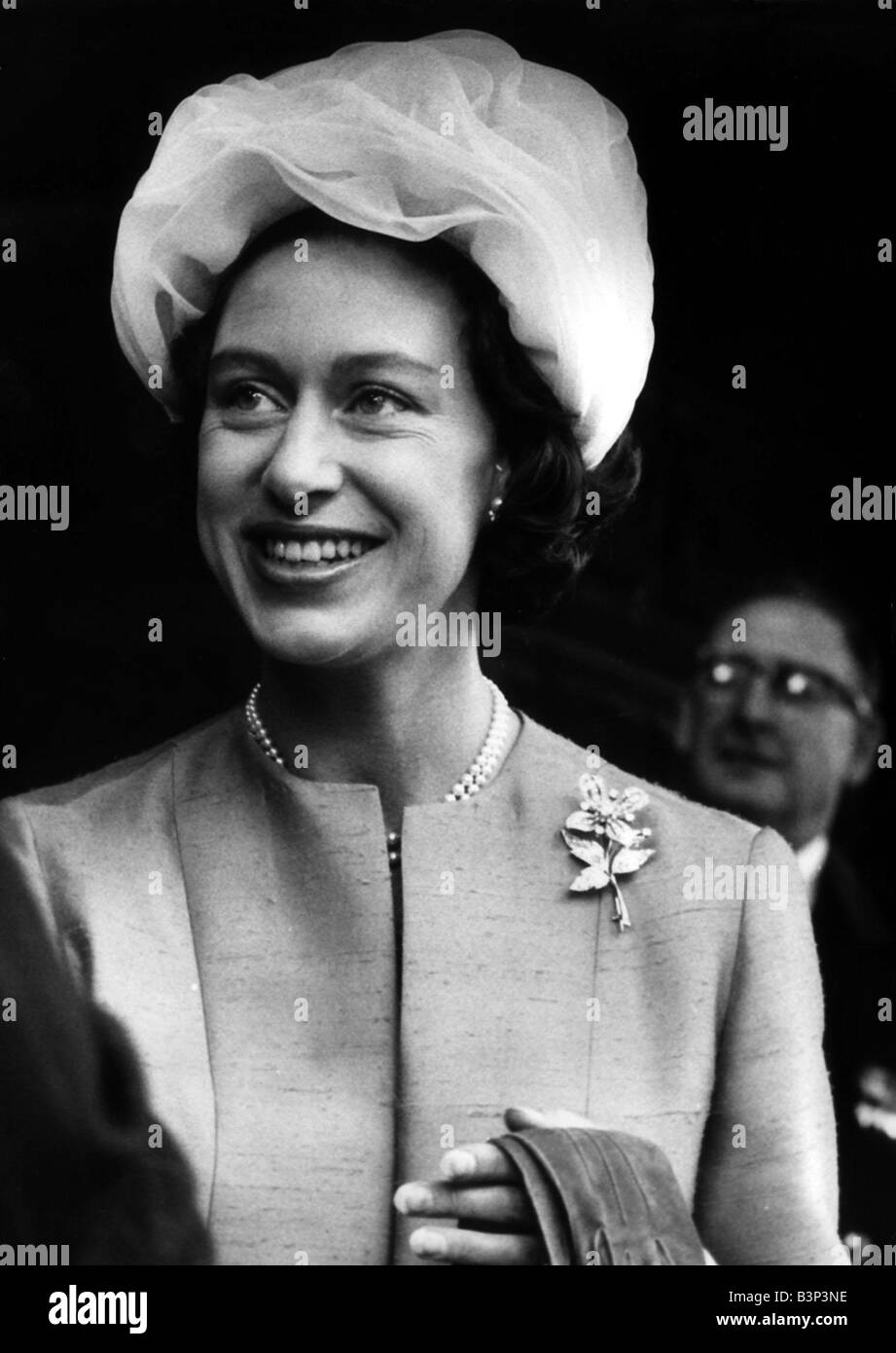 Princess Margaret in Stoke on Trent July 1964 Stock Photo