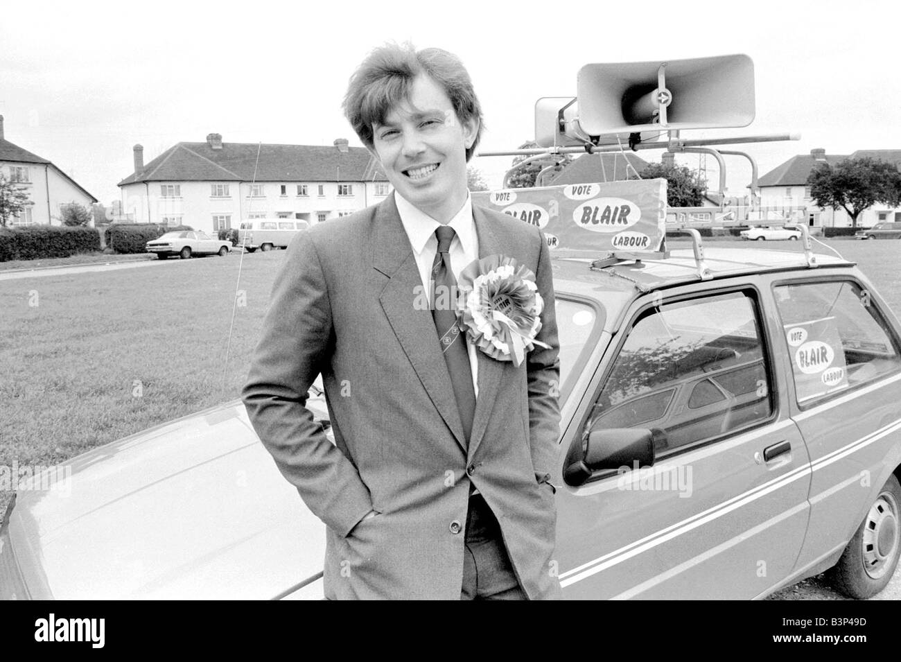 Tony blair 1982 Black and White Stock Photos & Images - Alamy