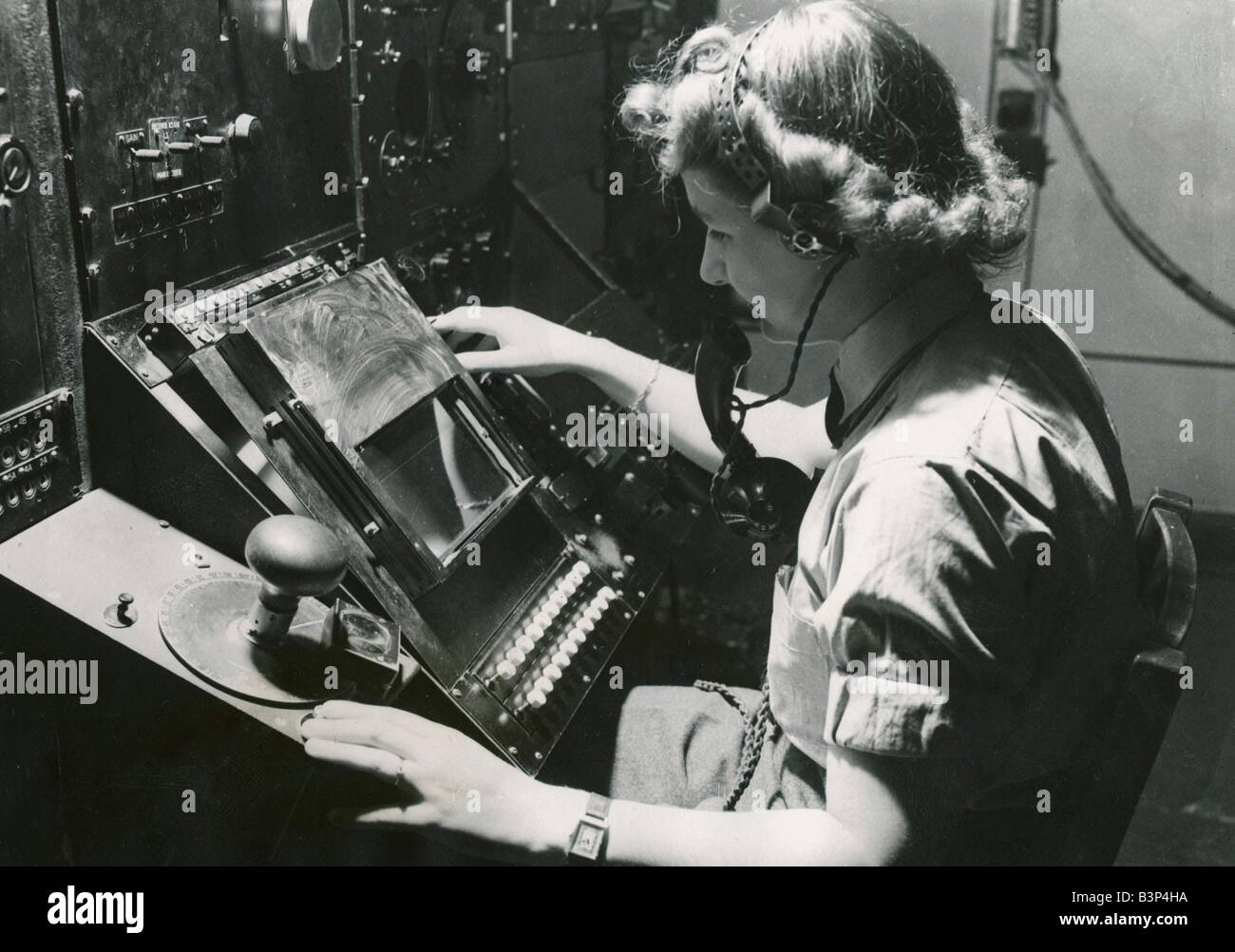 Radar Operator August 1945 WAAF Radar Operator Pictured airwoman