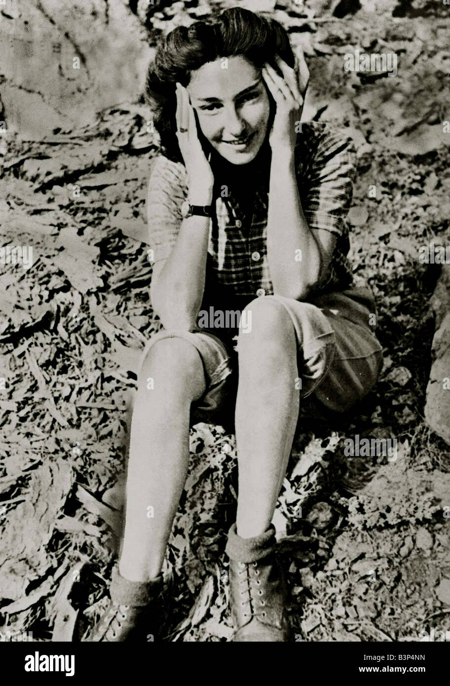 Christine Granville a wartime girl spy sitting on the floor in postwar time In WW2 she was also known as Krystyna Skarbek she was Churchill s personal favourite and operated in Eastern Europe on behalf of the Allies November 1956 Stock Photo