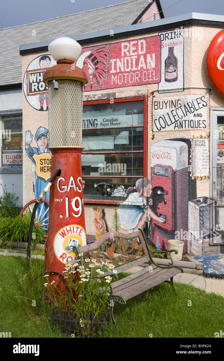 Mike s General Store with antique articles in Winnipeg Manitoba Canada
