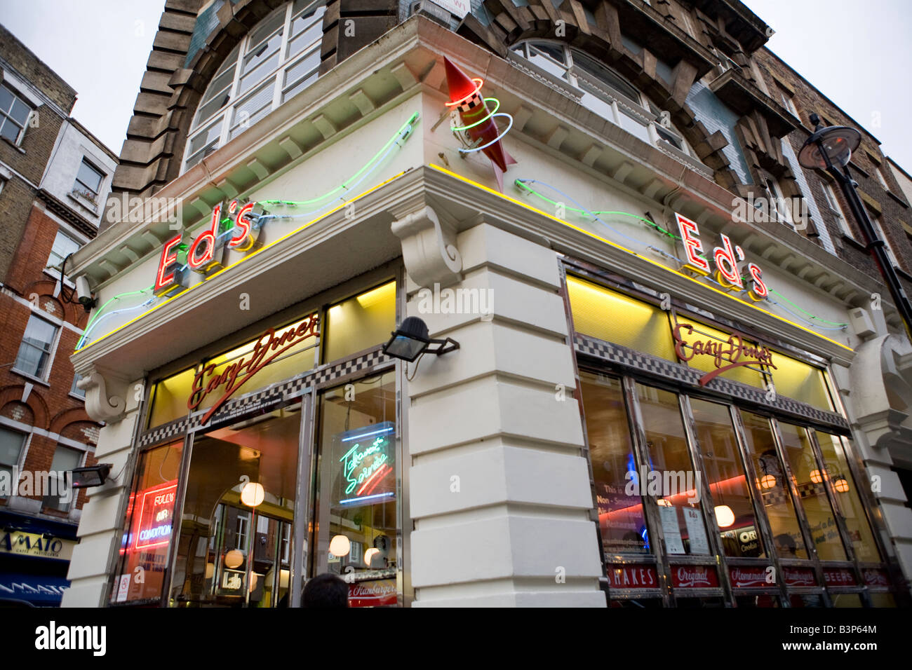Eds Diner Soho West End London UK Europe Stock Photo Alamy