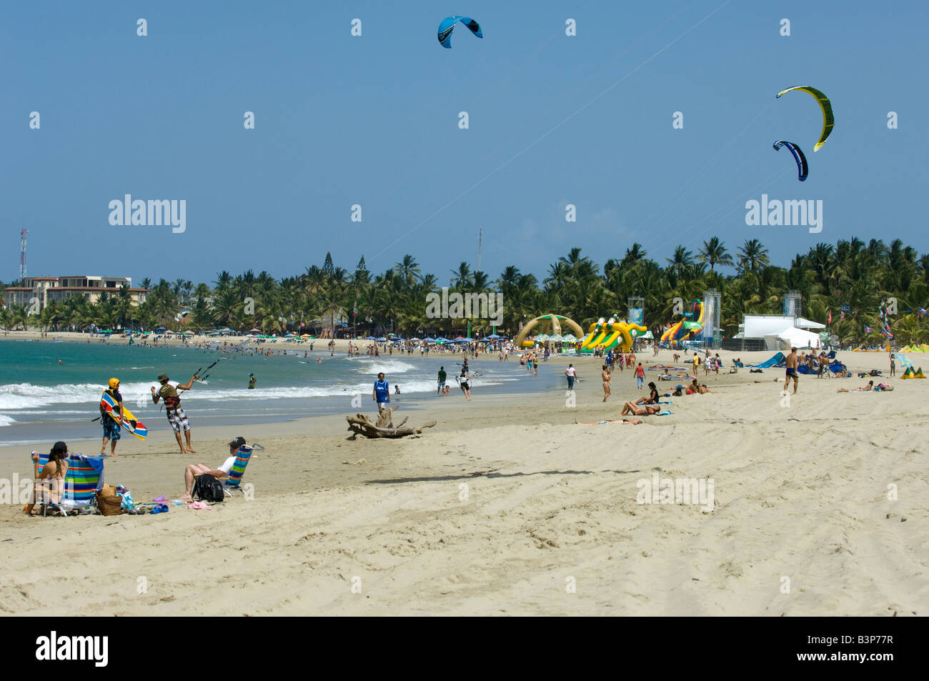 Cabarete beach in the Dominican Republic Stock Photo Alamy