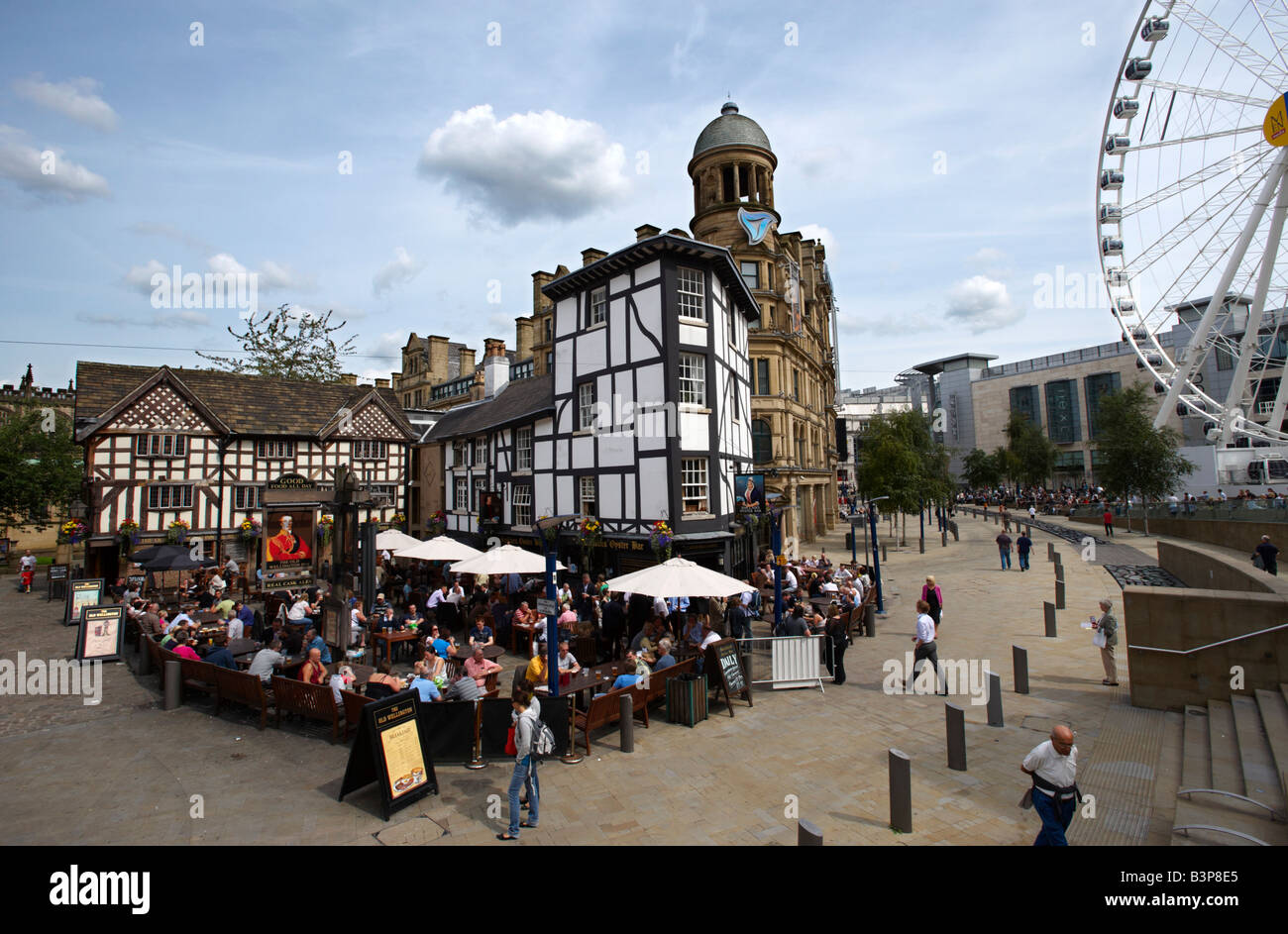 Exchange Square Manchester UK Stock Photo