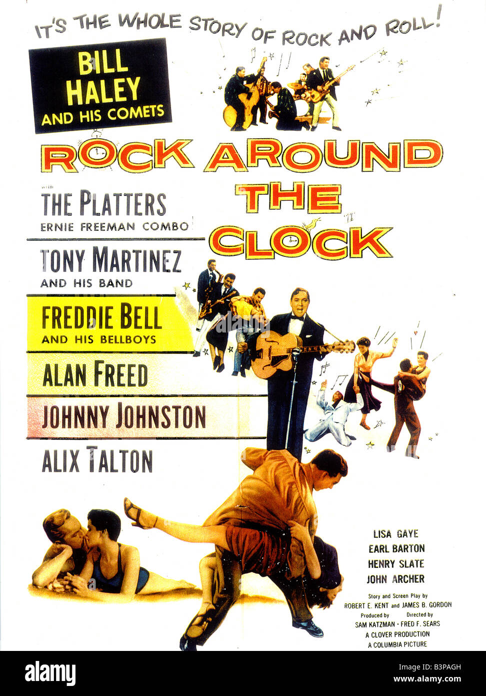 Rock around the clock poster hi res stock photography and images alamy