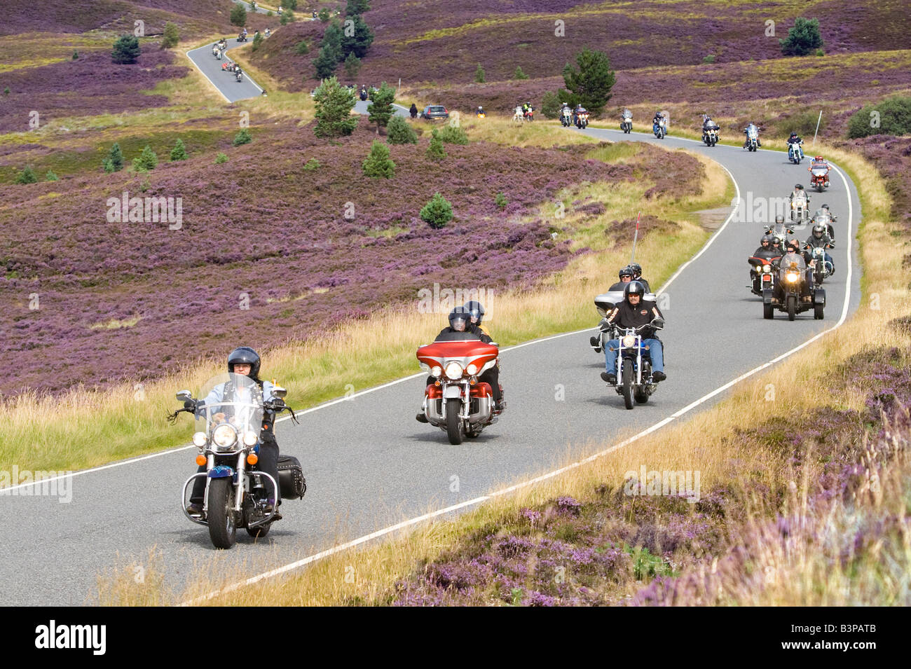 Scottish Motorcycle rally Thunder in the glens Aviemore & Grantown