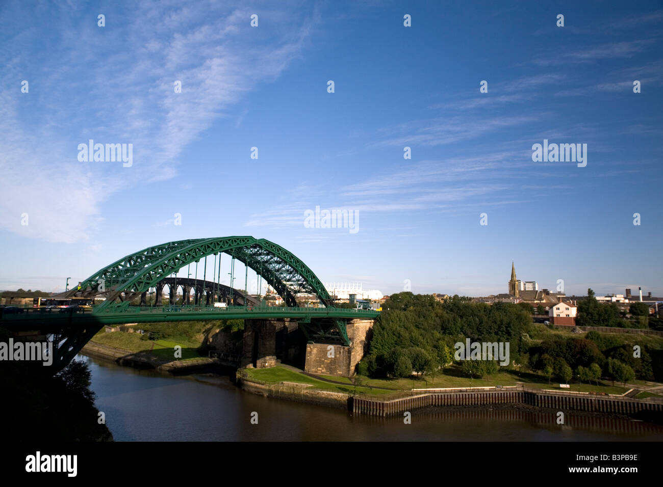 Wearmouth Bridge in Sunderland, England Stock Photo Alamy