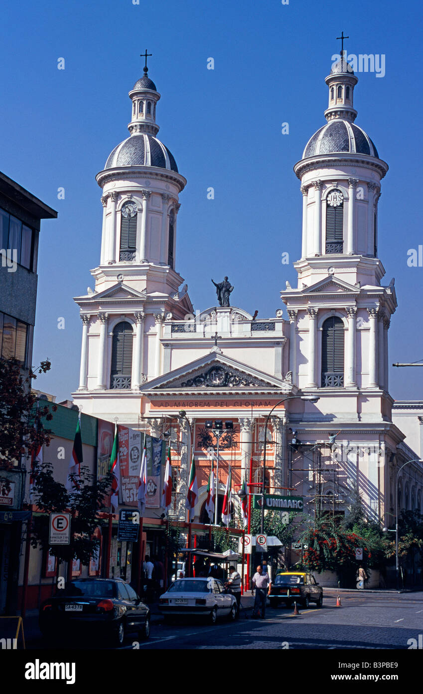 Church, Santiago, Chile Stock Photo Alamy