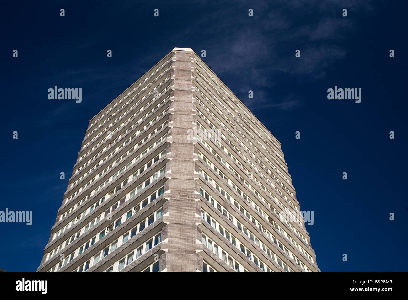 A tower block of flats in Sunderland, England Stock Photo Alamy