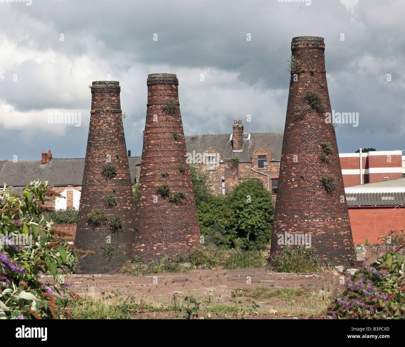 Acme Marls Pottery Bottle Kilns at Cobridge Stoke on Trent Staffordshire Photo by John Keates Stock Photo