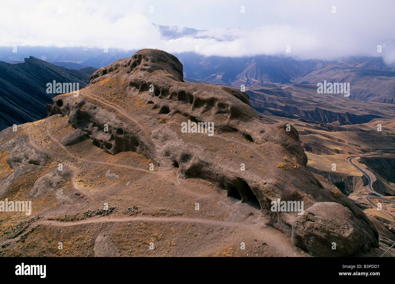 View Alamut Castle Iran Background