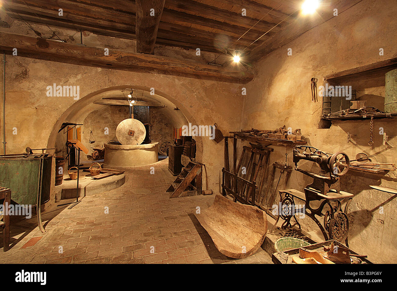 Casa Museo, Monticello Amiata, Monte Amiata area, Tuscany, Italy Stock